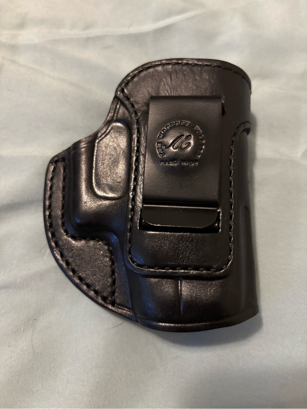 Magnum Black Leather Inside-the-Waistband Clip Holster